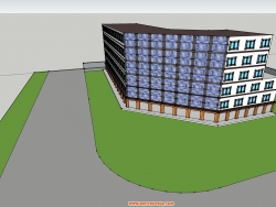 市环保大厦模型