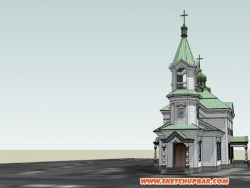 最近测绘的一个小教堂