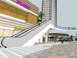 商业street mall方案设计&场景布置