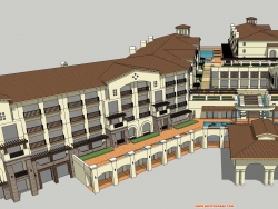托斯卡纳酒店模型