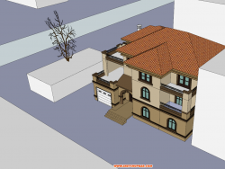 小别墅模型，两套方案。