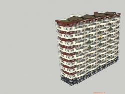 白做的模型之（二），现代风格住宅