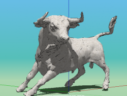雕塑小品-牛
