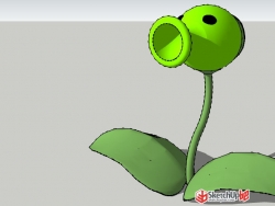 自制豌豆射手模型