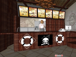海盗主题餐厅