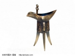 中国古代酒樽的模型