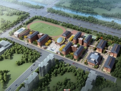博塔风格--杭州萧山区48班初级中学方案设计
