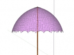 各种打开的雨伞