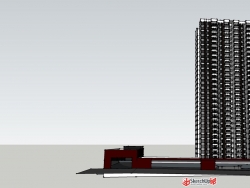 自己设计的住宅skp模型