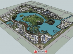 龙湖二期规划模型