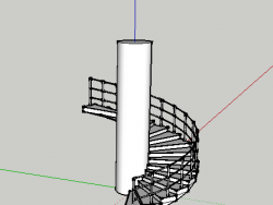 旋转楼梯模型
