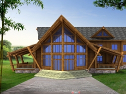 海南项目自己做的几个木屋方案