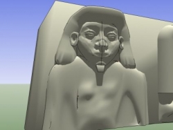绝对原创埃及法老SU建模ATL表现