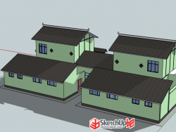 新农村建筑 单体 模型