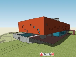 库哈斯的波尔多住宅模型