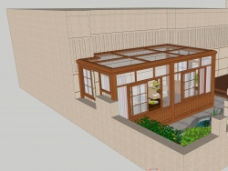 别墅花园露台原创设计