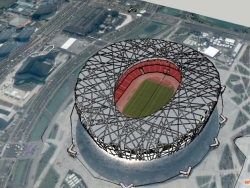 北京奥运会场馆：鸟巢模型