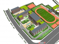 小学学校规划建筑设计一例