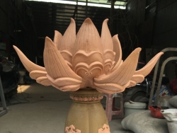 一个项目用的莲花雕塑
