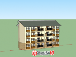 住宅楼房模型