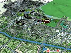 大型城市规划方案——南徐新城