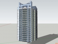 高层小区建筑（附带模型）
