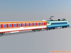 韶山8型机车模型