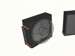 2HP风冷冷凝器   有模型下载
