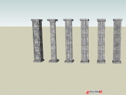 发些经常用的柱子的模型