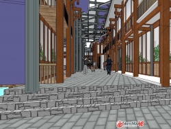 中式古镇吊脚楼群改造规划方案