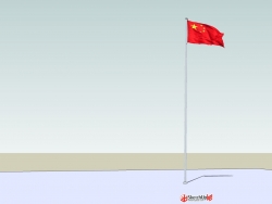 16.88米标准国旗模型