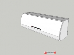 分享一个三菱空调室内机模型