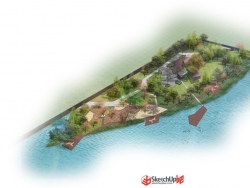 小型滨湖公园景观设计SU模型
