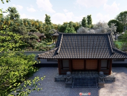 中国古建筑lumion8试渲染