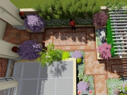 别墅花园模型
