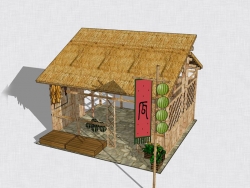 夏天卖西瓜的小木屋分享