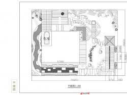 做的一个日式庭院的模型。附CAD及模型源文件