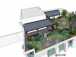 中式屋顶花园