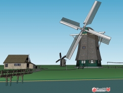 荷兰风车场景练习