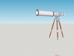 上传一个照着教程画的望远镜