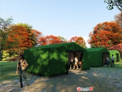帐篷营地模型