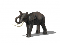 大象雕塑摆件 动物