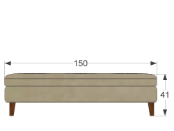 床尾椅模型