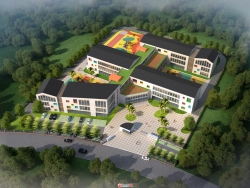 贺州市平桂区第三幼儿园建筑规划方案设计SU模型下载