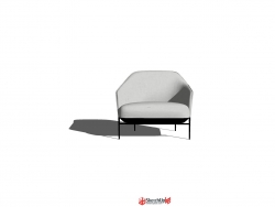 沙发单椅SU模型
