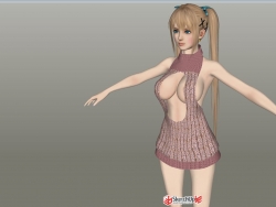 3D人物美女SU模型下载