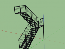 铁艺楼梯模型