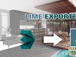 3DS MAX模型场景导入Lumion插件 Lime Exporter v1.22 for 3ds Max 2014 ...