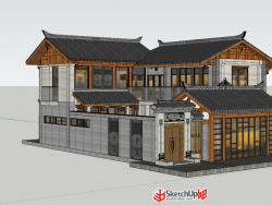 中式单体院落建筑设计