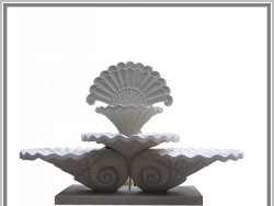 欧式大贝壳大海螺喷水雕塑